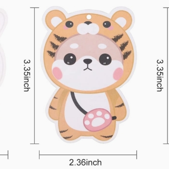 Bouroki Cute Cartoon Shiba Inu Series Car Air Fresheners in 5 Different Scents - Picture 9 of 15